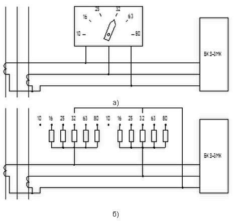 Электрическая схема подключения датчика