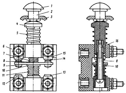 Конструкционный чертеж рукоятки РБ-80