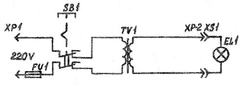 Схема электрическая принципиальная РПЛ-4