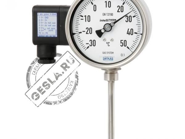 Манометрический термометр с электрическим выходным сигналом WIKA фото 1