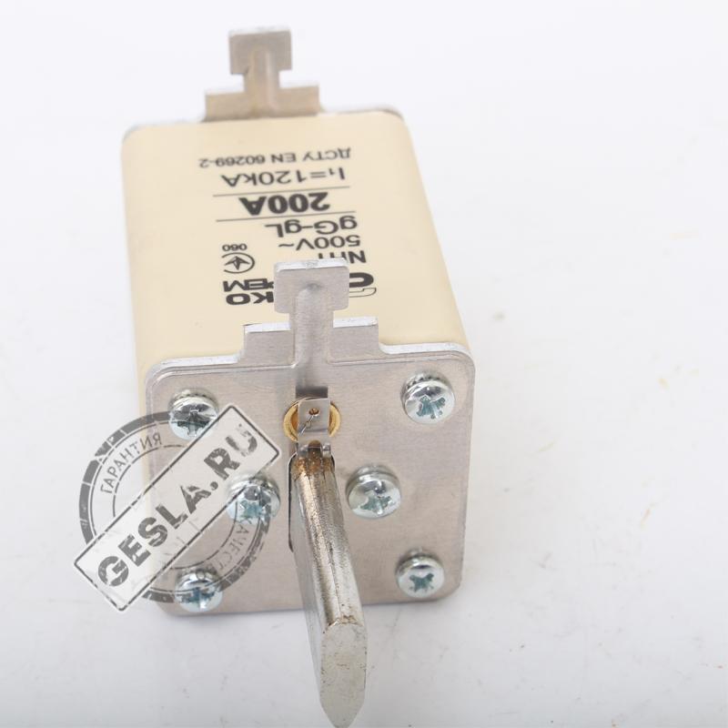 Предохранитель 200а nh1 gL gG 500v l1=120KA фото 3