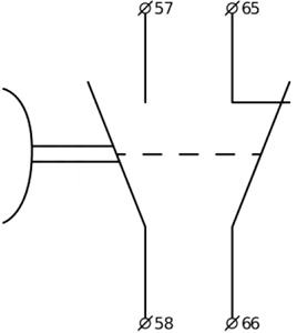 Рис.1. Схема принципиальная для блок задержки включения БЗ-12 